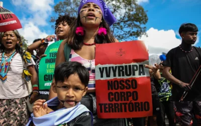 Em marcha, povos indígenas confrontam Congresso: os territórios indígenas não estão à venda